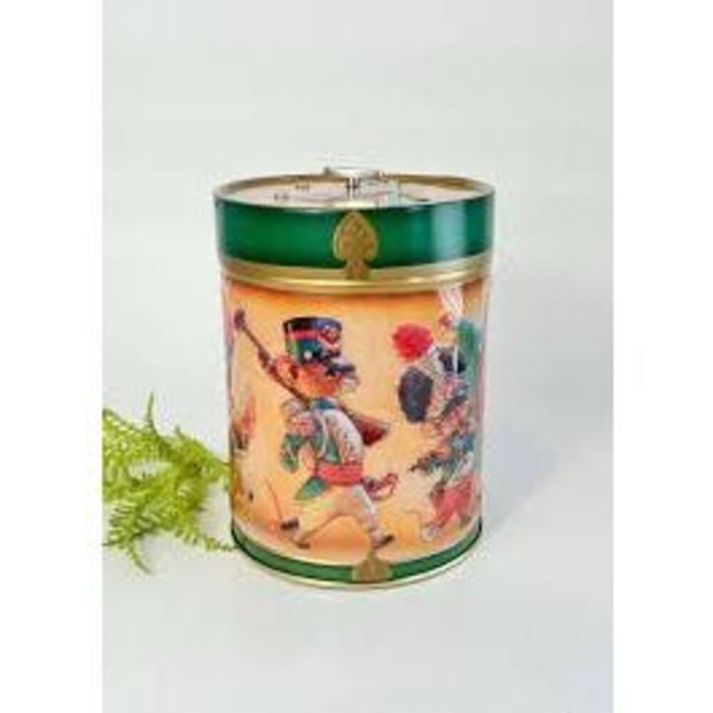 Vintage Lamberts Musical Cookie Tin Christmas Mice Marching Band Collectible